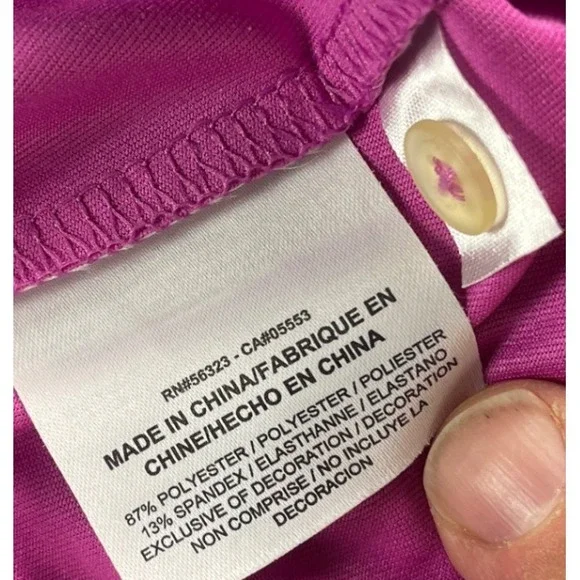 Nike Golf Tour Performance Polo Mens M Dri-FIT Tigers Eye Golf Links - Picture 9 of 10